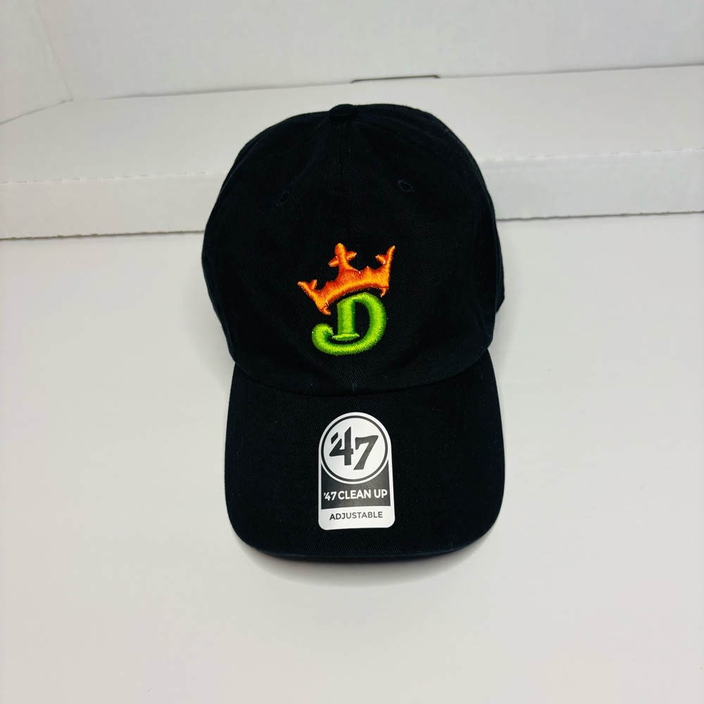 Draftkings 47' Brand DK Logo Sureshot Flatbrim Adjustable Snapback - NWT